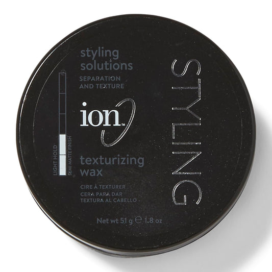 Ion Texturizing Wax defines short styles with natural texture for everyday wear.