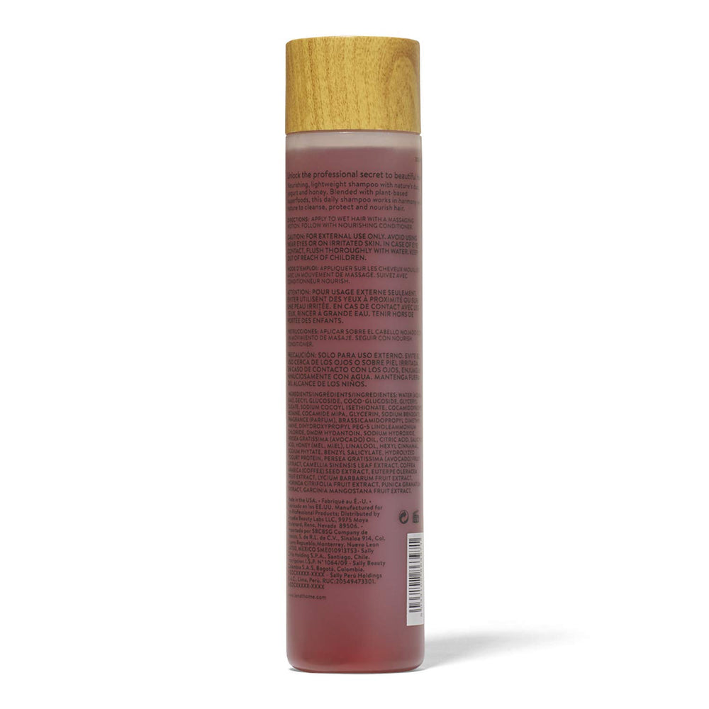 Ion Wellness Nourishing Shampoo lather demonstrating creamy cleanse that moisturizes hair.