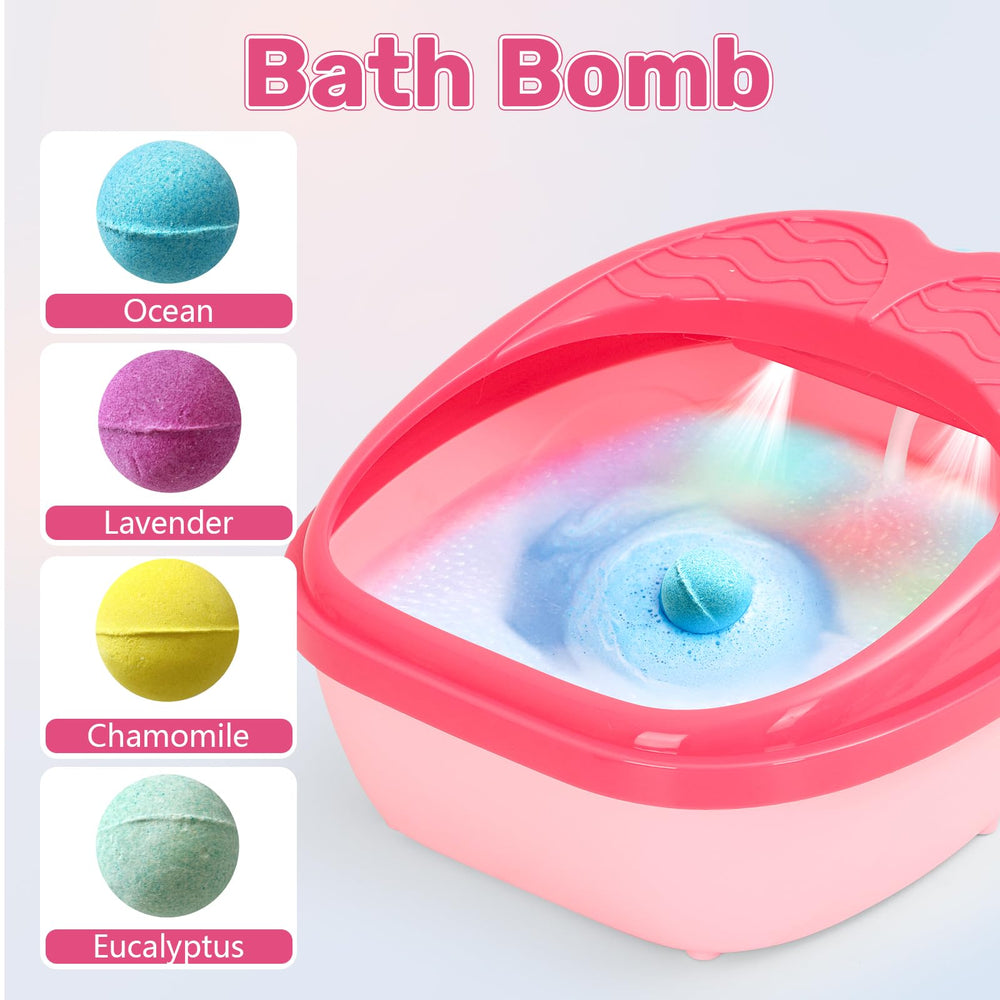 IPOOLTENG soap sheets and bath salts for fun textures