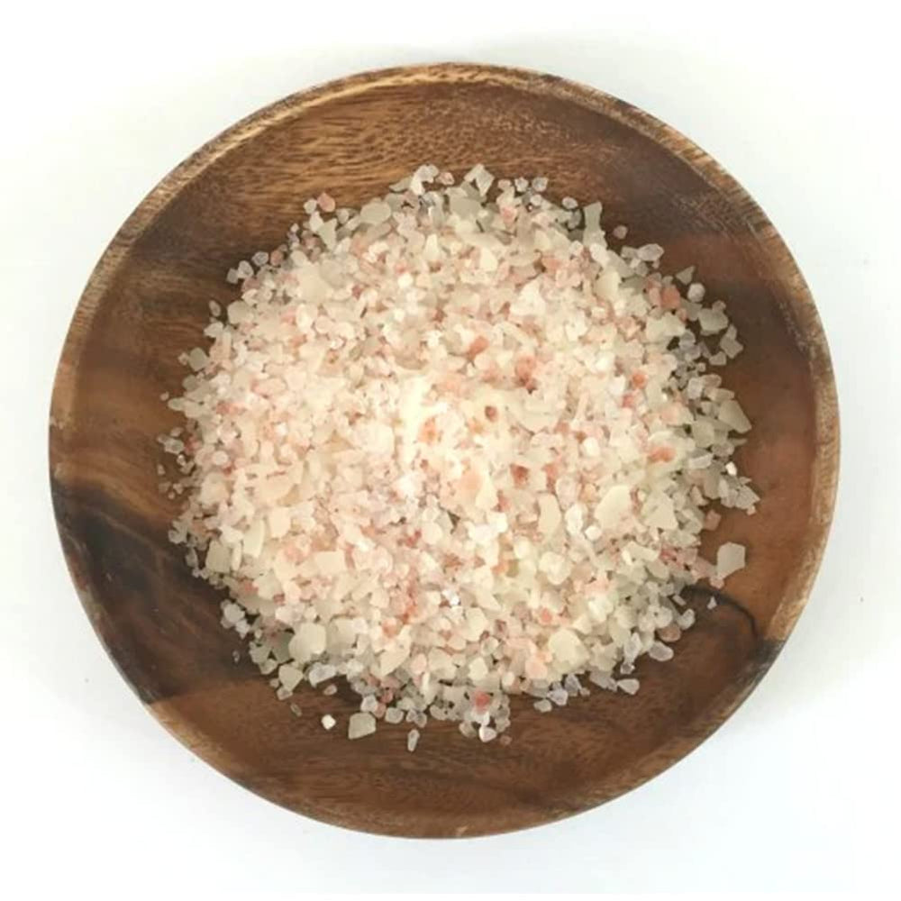 IPPINKA Himalayan salt magnesium soak ingredients displayed for a soothing spa ritual