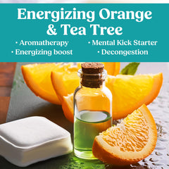 IQNATURAL Citrus Shower Steamer bulk pack arranged for extended use