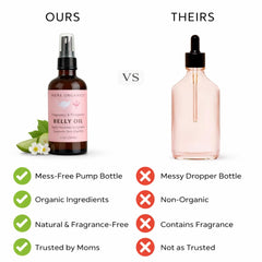 Irene Organics Belly Oil doubles as a baby massage option.