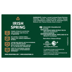 Irish Spring Original bar in shower creating rich lather for a refreshing morning routine.
