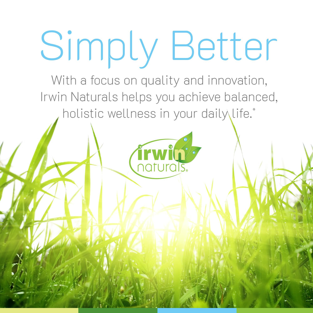 Irwin Naturals Longer, Stronger Hair and Nails packaging box signals 2-pack value