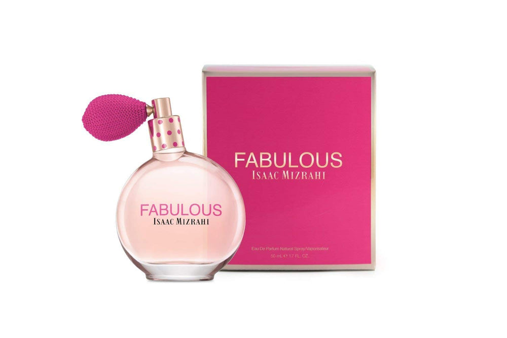 Isaac Mizrahi Fabulous bottle with off-center neck for a chic vanity display