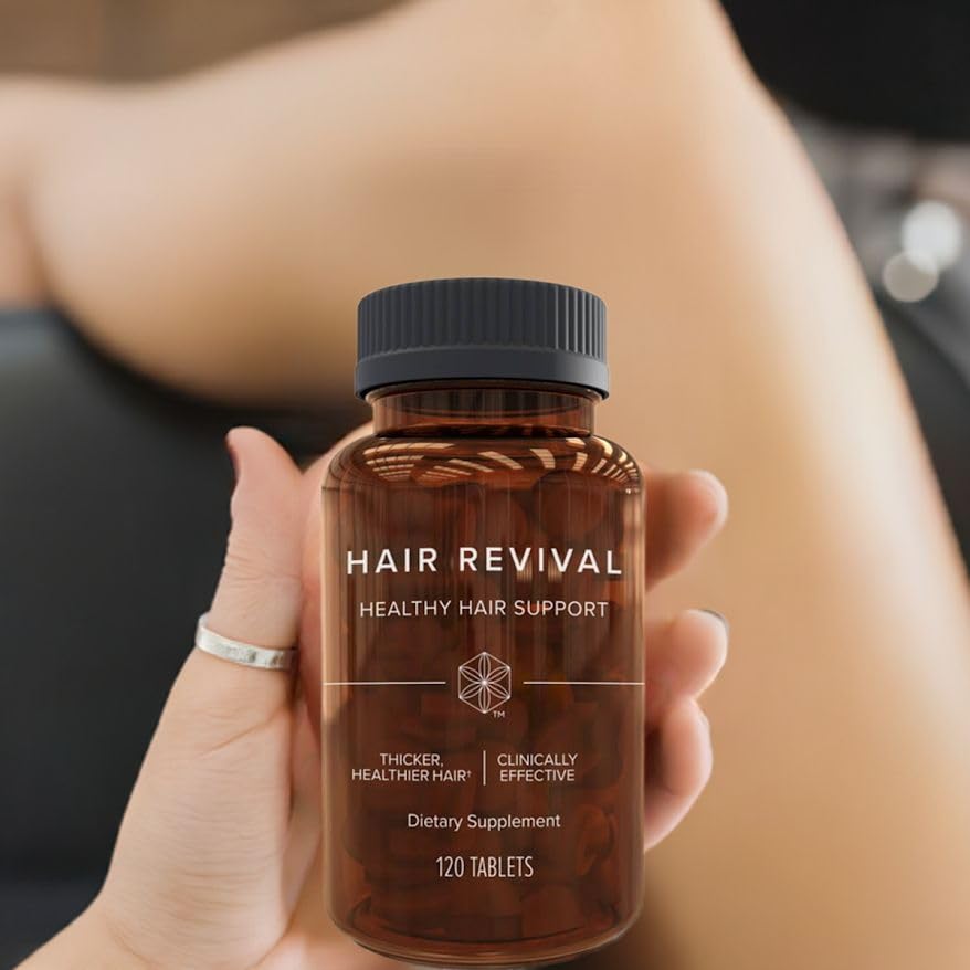 Isagenix Hair Revival banana flower extract highlight, botanicals for hair vitality.
