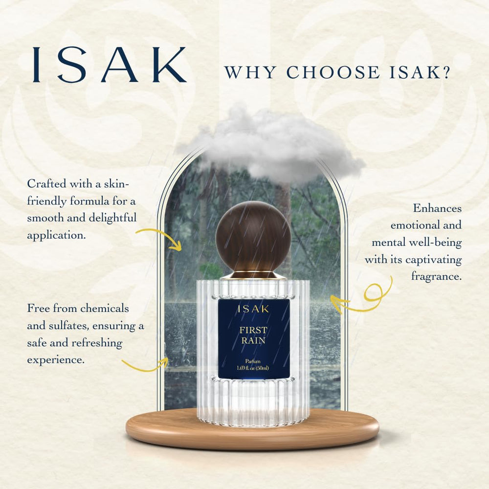 ISAK Petrichor notes close-up, earthy tones for a natural scent profile