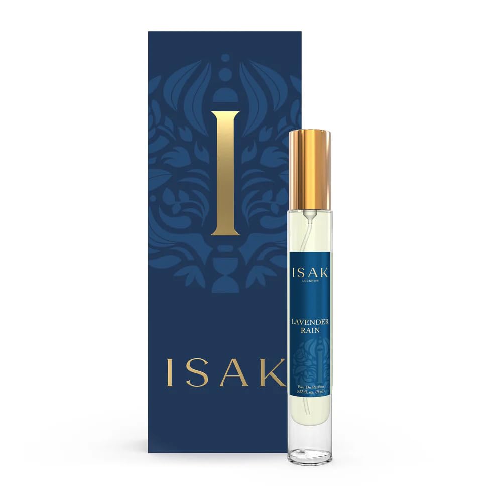 ISAK Lavender Rain packaging highlights premium gifting option with elegant presentation.