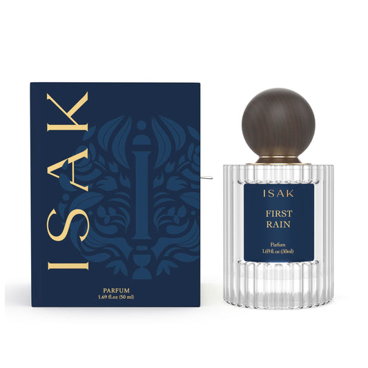 ISAK Petrichor perfume bottle, sleek design highlights long-lasting aroma for daily wear