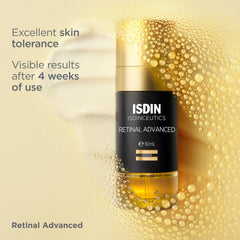 ISDIN Isdinceutics Retinal Advanced on a bathroom shelf ready for nightly use.