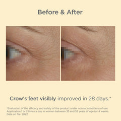 ISDIN Vital Eyes night routine step demonstrates easy application with cooling touch