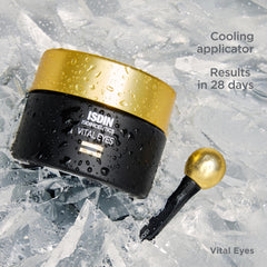ISDIN Vital Eyes packaging tube presented for premium nightly eye care