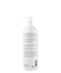 Close-up of ISHA DNA Keratin System Shampoo label highlighting gentle formulation