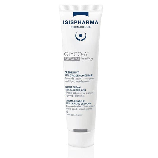 IsisPharma Glyco-A 12% cream bottle for smoother texture and even tone