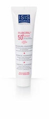 IsisPharma Ruboril Expert SPF 50 bottle shows lightweight protective anti redness coverage