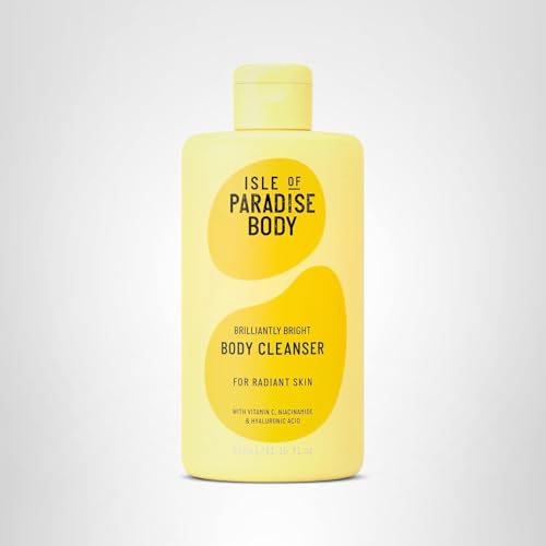 Isle of Paradise Creamy Body Cleanser foamy lather showcases rich texture.