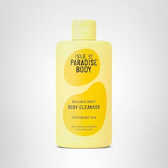 Isle of Paradise Creamy Body Cleanser foamy lather showcases rich texture.