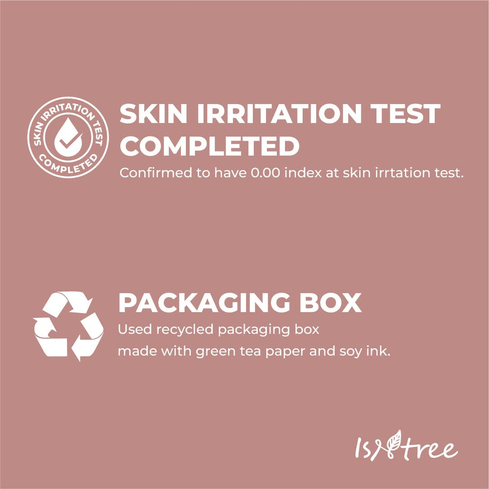 ISNTREE Chestnut BHA toner application on cotton pad sample
