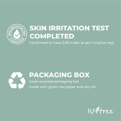 IsNtree Mugwort Calming Ampoule 50ml application drop indicates quick absorption