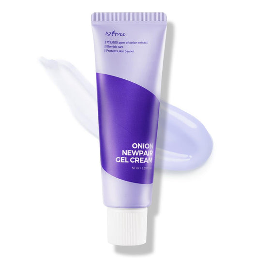 IsNtree Onion Newpair Gel Cream bottle for quick non-sticky hydration.