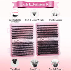 ISOOLU Bond and Seal for lash clusters provides durable hold and moisture resistance.