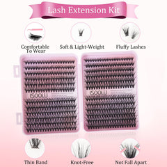 ISOOLU Lash Bond and Seal demonstrates long-wear, waterproof hold for clusters