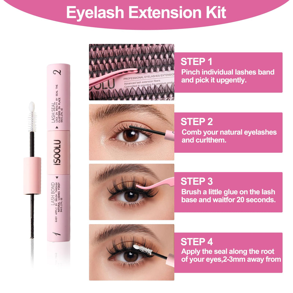 ISOOLU WideSpan lashes for voluminous, long-lasting extensions