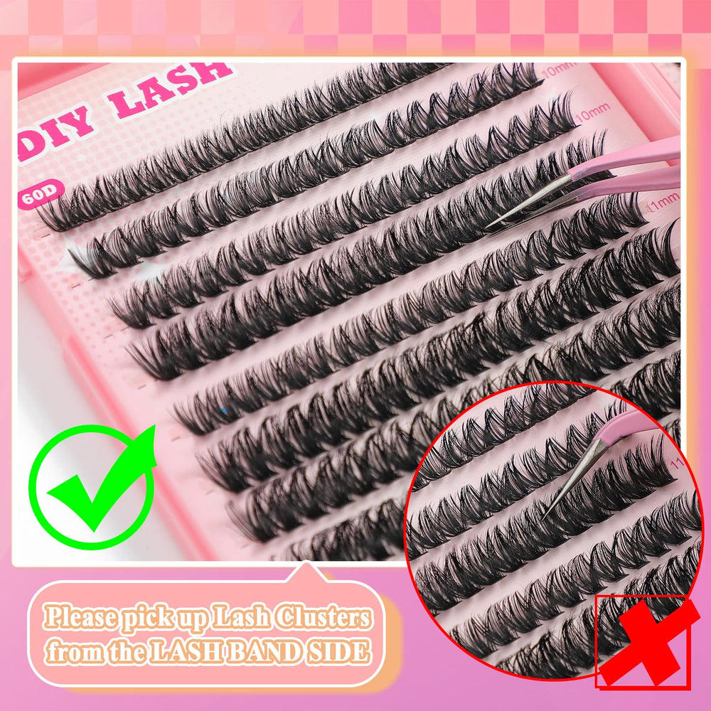 ISTGIFT Lash Brush to blend fibers for a seamless finish.