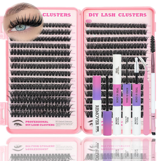 ISTGIFT lash clusters kit contents for at-home customization and DIY lash art
