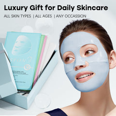 ISTON hydrogel mask worn overnight demonstrates a secure, slip-free fit.