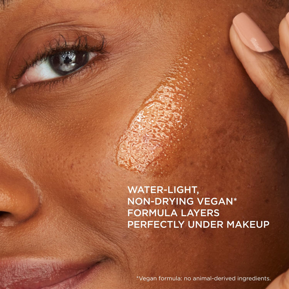 IT Cosmetics Bye Bye Breakout serum texture swatch showing light, non-greasy feel