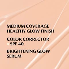 Application demo of IT Cosmetics CC+ Nude Glow for lightweight, buildable coverage.