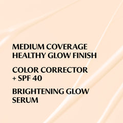 IT Cosmetics CC+ Nude Glow swatch on arm reveals brightening pigment.