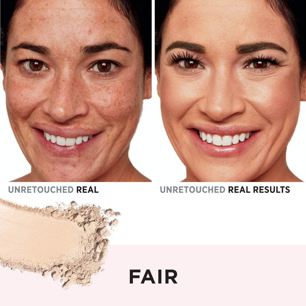 IT Cosmetics CC+ Airbrush Powder close-up showing blurred pores