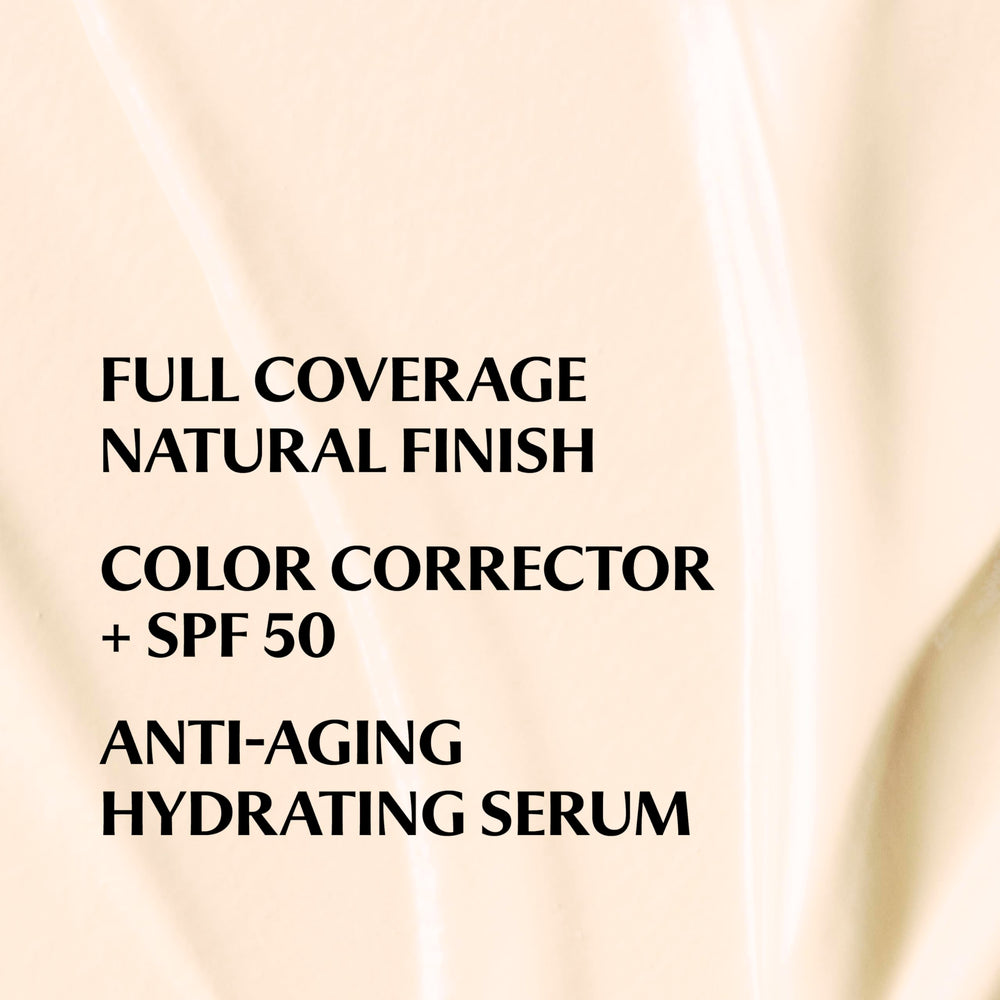 Fair Porcelain swatch demonstrating natural color correction.