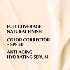 Fair Porcelain swatch demonstrating natural color correction.