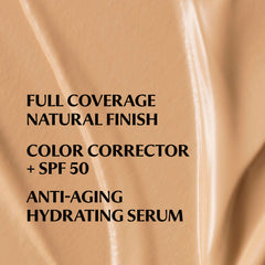 CC+ Cream Travel Neutral Tan ingredients highlighting hyaluronic acid and peptides