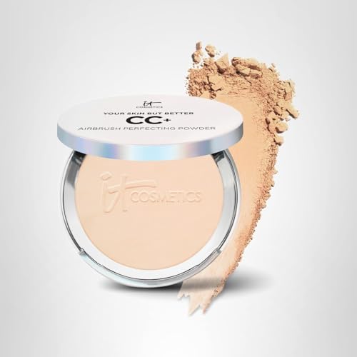 IT Cosmetics CC+ Airbrush Powder Light anti-aging ingredients nourish skin while evening tone