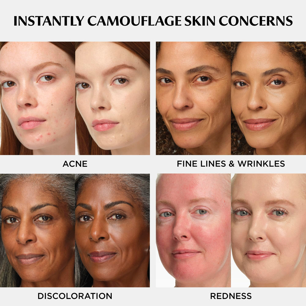 CC+ Cream shade range supports all skin tones with a natural finish.