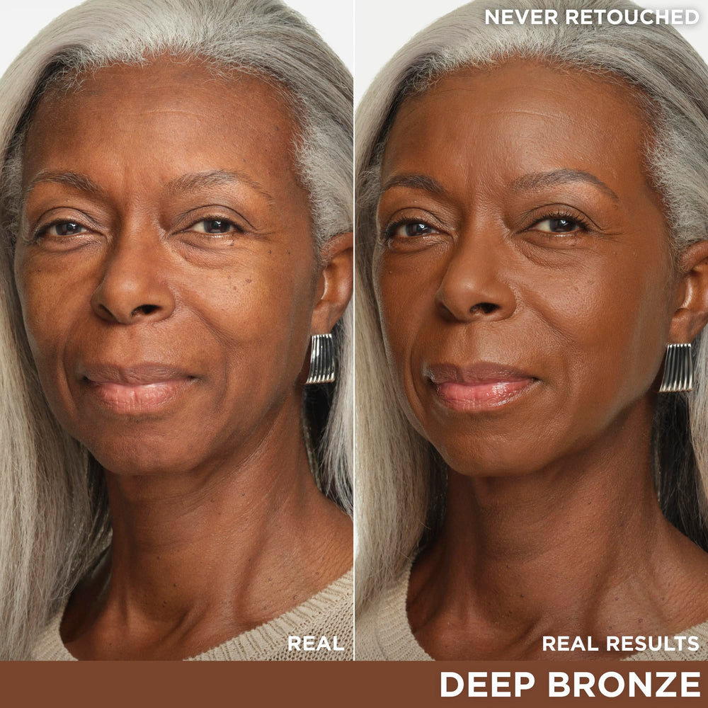 IT Cosmetics CC+ Cream Travel Deep Bronze pump dispensing even coverage
