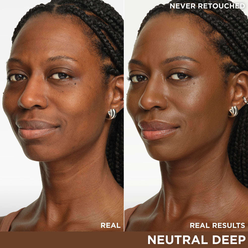 CC+ Cream texture swirl showing creamy full-coverage blend for a natural finish