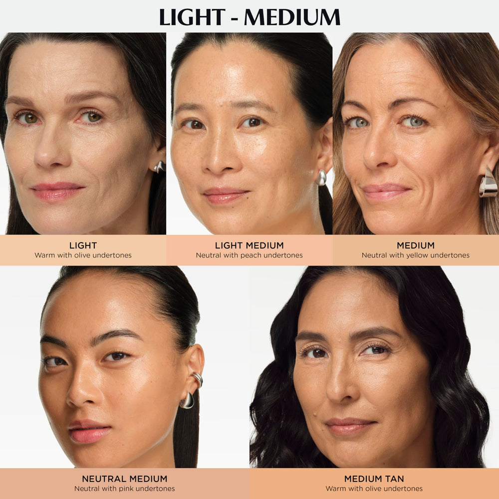 Blended on skin for natural, breathable finish.