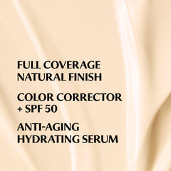 IT Cosmetics CC+ Cream swatch in Fair Warm shows true color match.