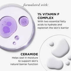 Ceramide-graphic detail on Confidence in a Cream Barrier Boost highlights barrier-repair ingredients.