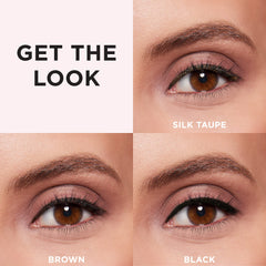 Close-up tip of IT Cosmetics eyeliner Brown highlights precise, gentle lining