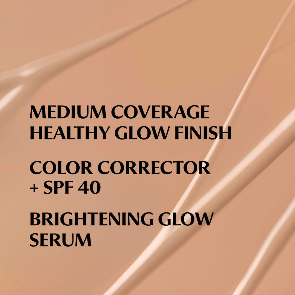 IT Cosmetics CC+ Nude Glow Tan swatch on arm demonstrates buildable medium coverage.