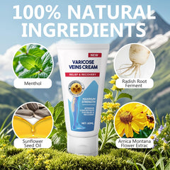 ITECFREELY Varicose Veins Cream creamy texture absorbs quickly for busy days.