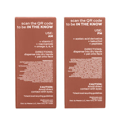 ITK Morning and Night routine serum pair side by side