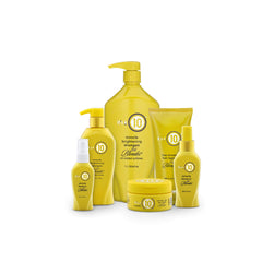 Its 10 Haircare packaging design showcases two compact bottles for travel.