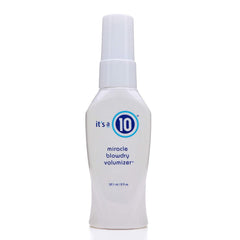 It's a 10 Haircare Miracle Blowdry Volumizer bottle boosts volume and shine for a polished blowout.